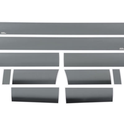 Putco 11-16 Ford SuperDuty - Super Cab 6.5ft (10pcs - 6.25in Wide) Black Platinum Rocker Panels