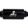 Aeromotive In-Line Filter - (AN-10) 100 Micron Stainless Steel Element Black Anodize Finish