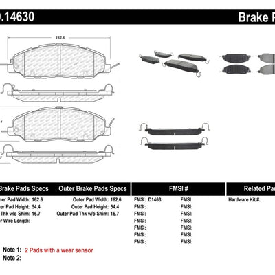 StopTech Performance Brake Pads