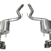 Corsa 2015-2017 Ford Mustang GT 5.0 3in Axle Back Exhaust Polish Quad Tips (Sport)