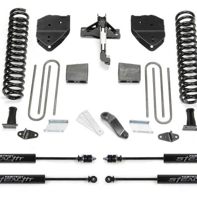 Fabtech 17-21 Ford F250/F350 4WD Gas 6in Basic Sys w/Stealth