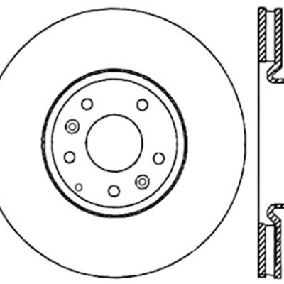 StopTech 04-09 Mazda RX-8 Slotted & Drilled Left Front Rotor