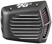 K&N Street Metal Intake System for 08-16 Harley-Davidson Touring Models - Shaker Black