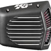 K&N Street Metal Intake System for 08-16 Harley Davidson Touring Models - Shaker Black