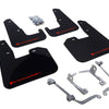 Rally Armor 08-11 Subaru STI (Hatch Only) / 11-14 WRX (Hatch Only) Black UR Mud Flap w/Red Logo