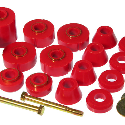 Prothane 75-79 GM 1/2 / 3/4 / 1T 2/4wd Body Mount - Red