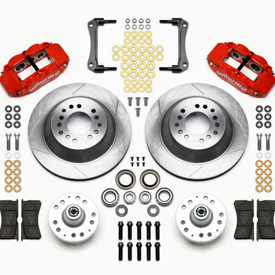 Wilwood Narrow Superlite 6R Front Hub & 1PC Rtr Kit 12.88in-Red 70-78 Camaro