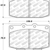 StopTech Performance 89-95 Mazda RX7 Front Brake Pads