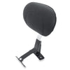 Mustang 08-21 Harley FL Touring Driver Backrest Kit w/Black Pearls - Black