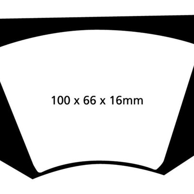 EBC 64-66 Ac Cobra 7.0 Yellowstuff Rear Brake Pads
