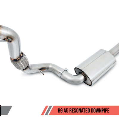 AWE Tuning Audi B9 A5 SwitchPath Exhaust Dual Outlet - Diamond Black Tips (Includes DP and Remote)
