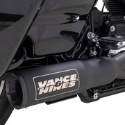 Vance & Hines HD  Touring 17-22 HO 2-1 Black Full System Exhaust