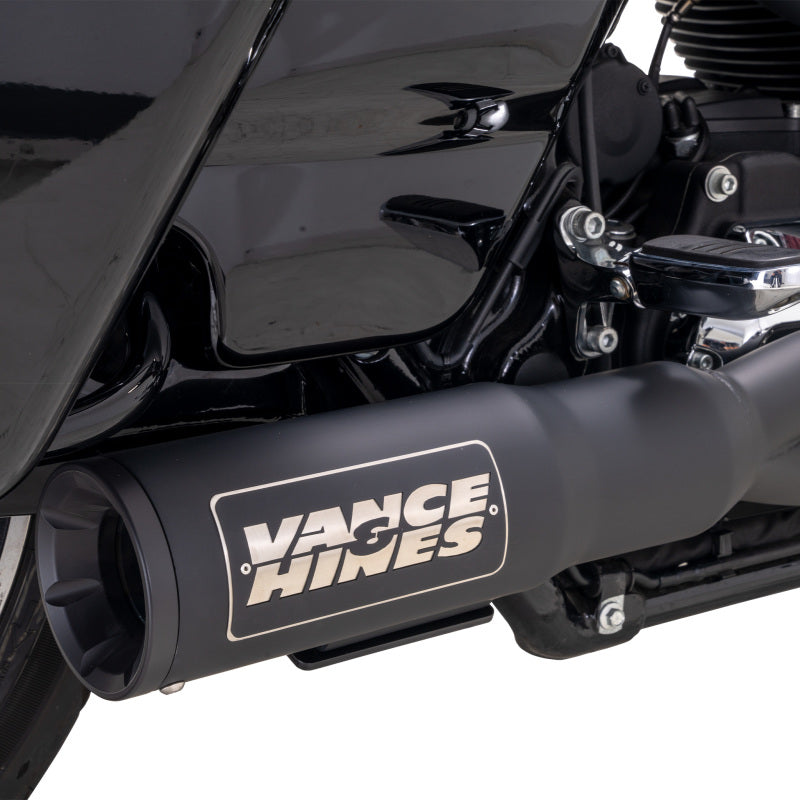 Vance & Hines HD  Touring 17-22 HO 2-1 Black Full System Exhaust