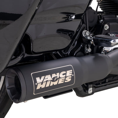 Vance & Hines HD  Touring 17-22 HO 2-1 Black Full System Exhaust
