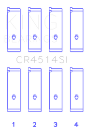 King Engine Bearings Toyota 1AZFE/2AZFE Rod Bearing Set - Size STD