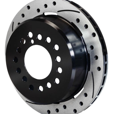 Wilwood Rotor-1.91in Offset-SRP-BLK-Drill-LH 12.19 x .810 - 5 Lug 3.12in Reg-C10
