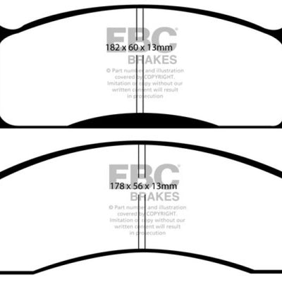 EBC 70 Ford Fairlane 4.1 Yellowstuff Front Brake Pads