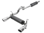 aFe Rebel Series 2.5in 304 SS Cat-Back Exhaust w/ Polished Tips 2018+ Jeep Wrangler (JL) V6 3.6L