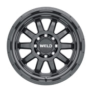 Weld Off-Road W101 20X9.0 Stealth 8X180 ET00 BS5.00 Satin Black 124.3