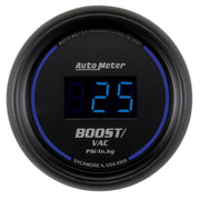 Autometer Cobalt Digital 52.4mm Black Vacuum/Boost Gauge
