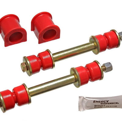 Energy Suspension 89 Toyota 4Runner 2/4WD Red 24mm Complete Front Sway Bar Bushing Set