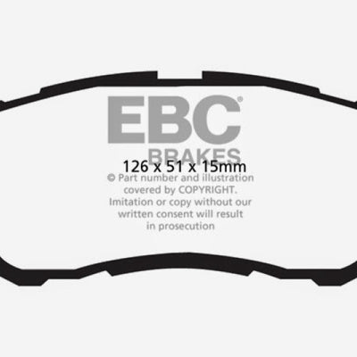 EBC 2010-2016 Mazda 2 1.5L Ultimax2 Front Brake Pads