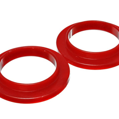 Energy Suspension Universal 3 3/4in ID 5 7/16in OD 7/8in H Red Coil Spring Isolators (2 per set)