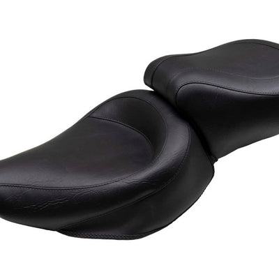 Mustang 91-05 Harley Dyna Wide Touring 1PC Seat - Black