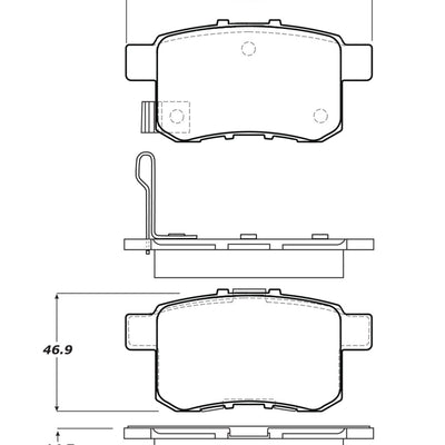 StopTech Performance Touring Brake Pads