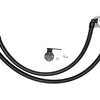 J&amp;L 17-22 Ford F-250 6.2L/7.3L Passenger Side Oil Separator 3.0 - Clear Anodized