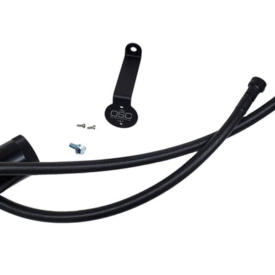 J&L 20-26 Chevy Silverado/GMC Sierra 2500/3500 6.6L Drivers Side Oil Separator 3.0 - Black Anodi