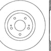 StopTech Power Slot 03-06 Evo 8 & 9 Cryo Slotted Left Front Rotor