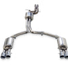 AWE Tuning Audi C7 A7 3.0T Touring Edition Exhaust - Quad Outlet Chrome Silver Tips