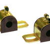 Prothane Universal 90 Deg Greasable Sway Bar Bushings - 11/16in - Type B Bracket - Black