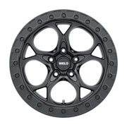 Weld Off-Road W108 17X9.0 Ledge 5X127 ET00 BS5.00 Satin Black 71.5