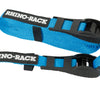 Rhino-Rack Rapid Tie Down Straps w/Buckle Protector - 5.5m/18ft - Pair - Blue