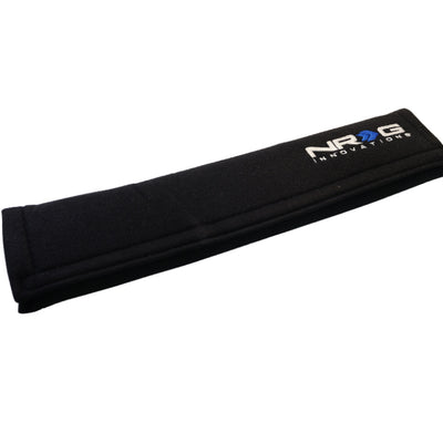 NRG Seat Belt Pads 3.5in. W x 17.3in. L (Black) Long - 1pc
