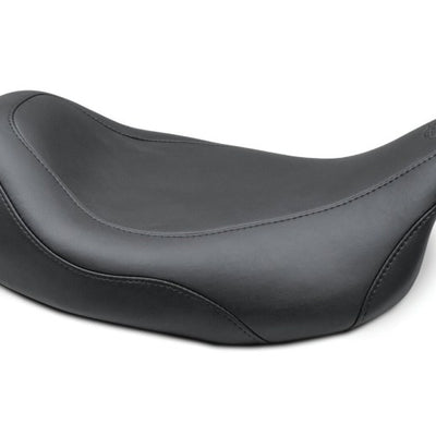 Mustang 08-21 Harley Electra Glide,Rd Glide,Rd King,Str Glide Wide Tripper Solo Seat - Black