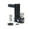 Weigh Safe 8in Drop Hitch w/Built-in Scale & 2in Shank (10K/15K GTWR) - Steel