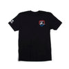 Zone Offroad Black Premium Cotton T-Shirt w/ Patriotic Zone Logos - 3XL