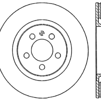 StopTech Drilled Sport Brake Rotor