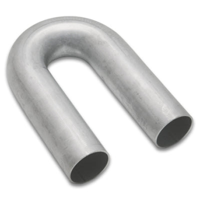 Vibrant 321 Stainless Steel 180 Degree Mandrel Bend 2.25in OD x 3.375in CLR 18 Gauge Wall Thickness