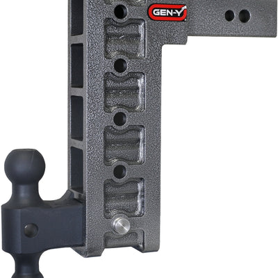 Gen-Y Mega Duty 2.5in Shank 12in Drop 3.5K TW 32K Hitch w/GH-0161 Dual-Ball