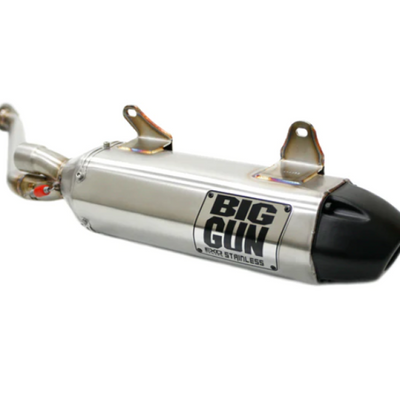 Big Gun 06-12 Kawasaki BRUTE FORCE 650 IRS EXO Stainless Slip On Exhaust