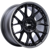 BBS CH-RII 20x9 5x112 ET30 Satin Black Center Platinum Lip SS Rim Prot Wheel -82mm PFS/Clip Req