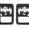 Kentrol 07-18 Jeep Wrangler JK Heritage Taillight Guard- Textured Black