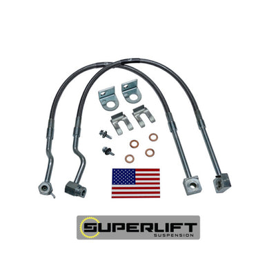 Superlift 87-90 Ford Ranger Explorer and Bronco II w/ 4-6in Lift Kit Bullet Proof Brake Hoses