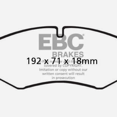 EBC 10-14 Land Rover LR4 5 Yellowstuff Front Brake Pads