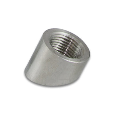 Vibrant 30 Degree Angled Oxygen Sensor Weld Bungs T304 SS M18 x 1.5 Thread - Pack of 5 Pcs