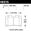 Hawk 93-98 Toyota Supra TT HT-10 Race Front Brake Pads